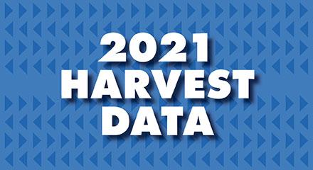 2021 Harvest data 